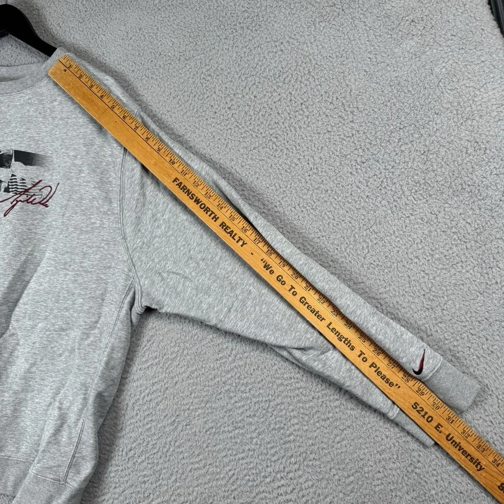 Nike Tiger Woods 25th Anniversary Mens XXL Gray Crew Golf Sweatshirt DJ9919-063